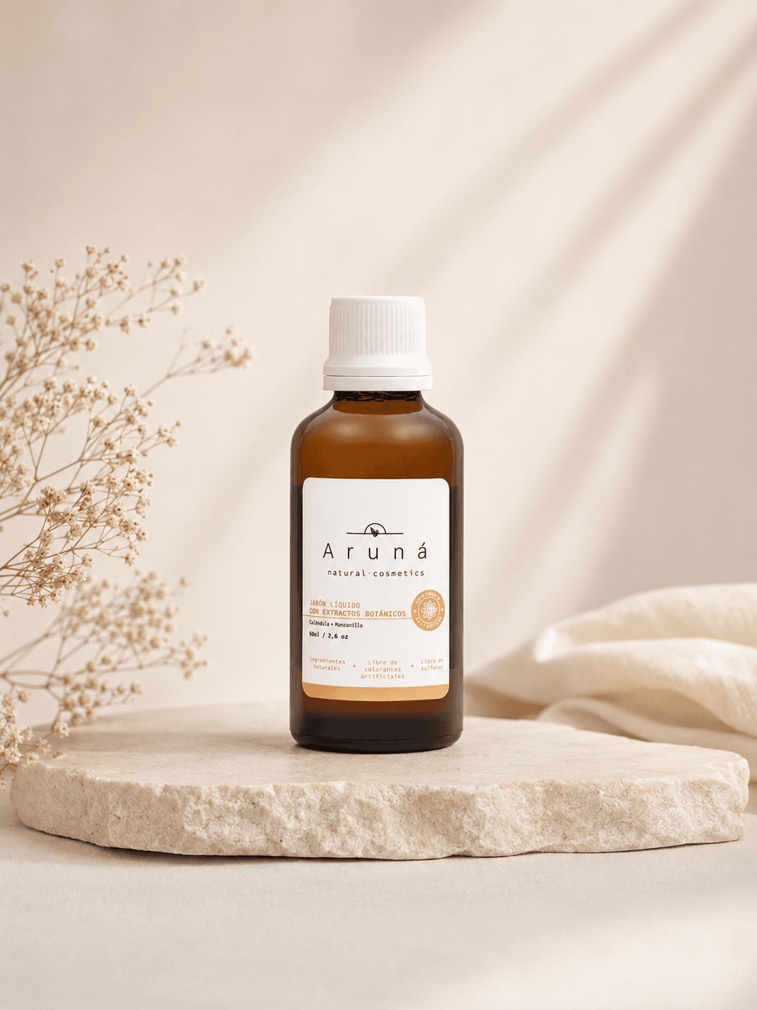 Jabón limpiador facial caléndula y manzanilla