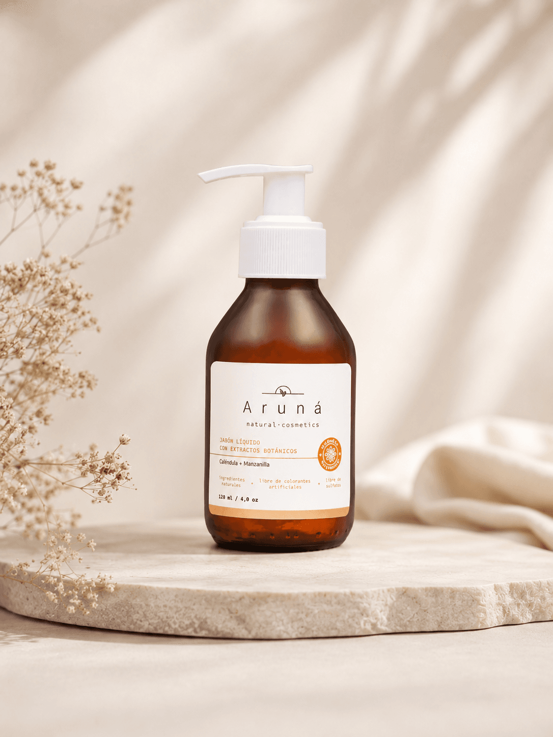 Jabón limpiador facial caléndula y manzanilla